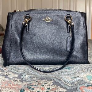 Coach Surrey Saffiano Leather Satchel/Crossbody